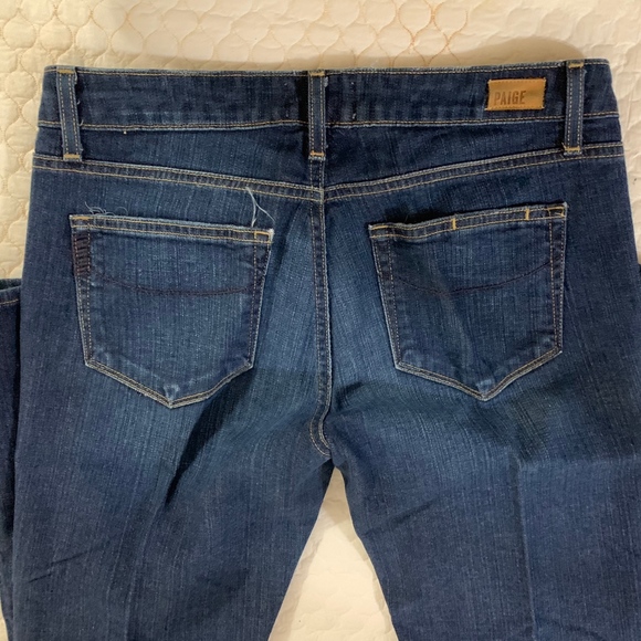 Paige Jimmy Jimmy Skinny Jeans in Medium Indigo - Picture 3 of 6